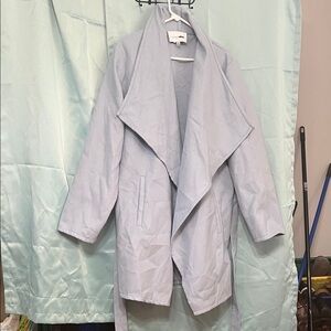Fashion Nova Light Blue Trench Coat